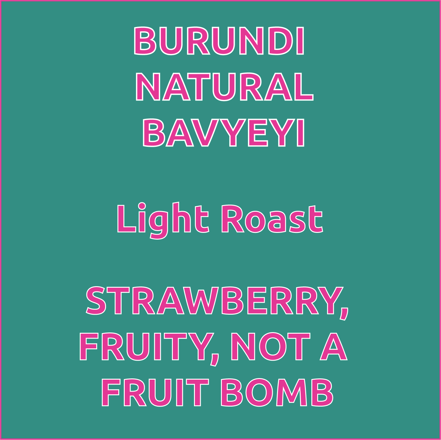 Photo of Burundi Natural Bavyeyi
