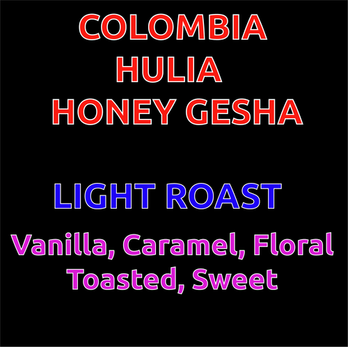 Colombia Hulia Honey Process Gesha